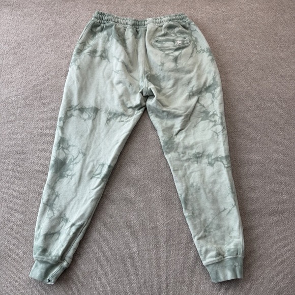 YoungLA Woman's Large Tie Dye Jogger Sweatpants Green 100% Cotton - Picture 8 of 9